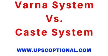 Difference between Varna System and Caste System