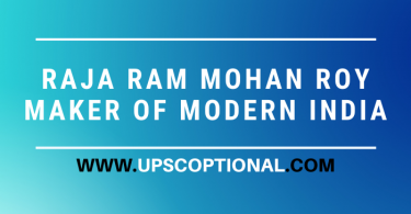 Raja Ram Mohan Roy as Maker of Modern India