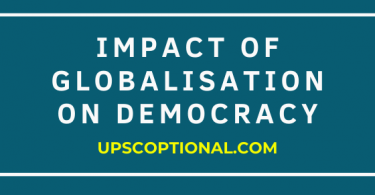 Impact of Globalisation on Democracy